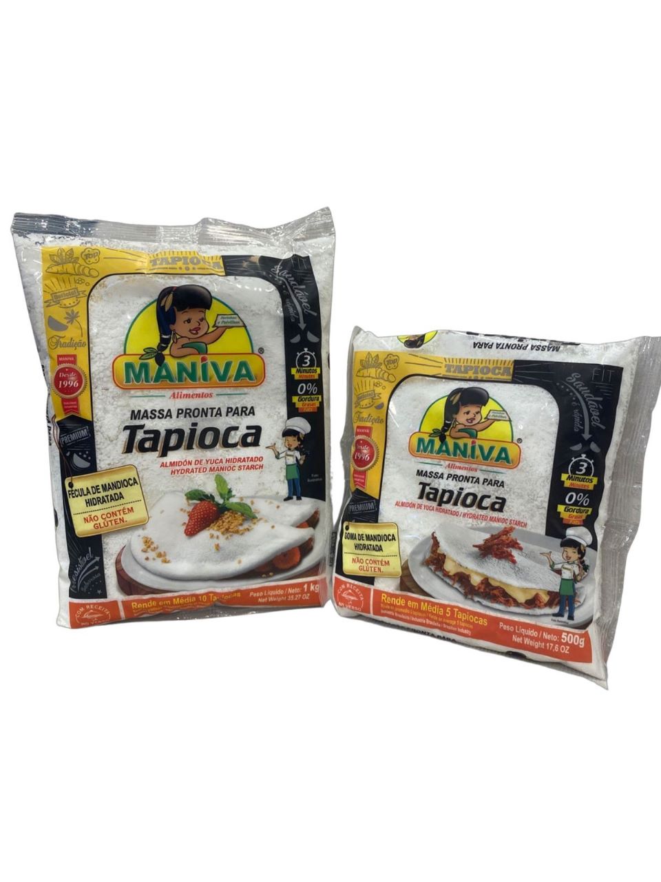 Tapioca Hidratada Massa Para Tapioca Goma 500g Maniva Foco Alternativo Atacado De 2401