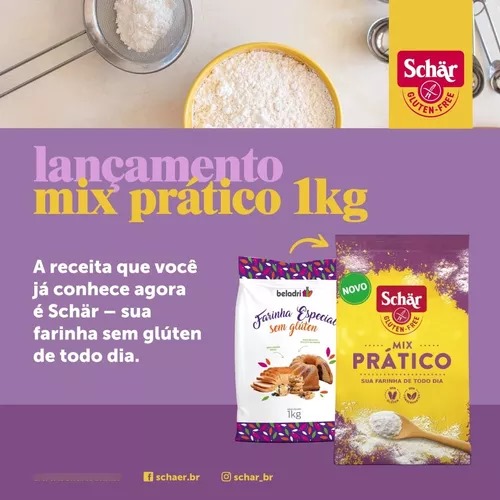 MIX PRÁTICO 1 KG ANTIGA FARINHA ESPECIAL SEM GLÚTEN 1KG BELADRI