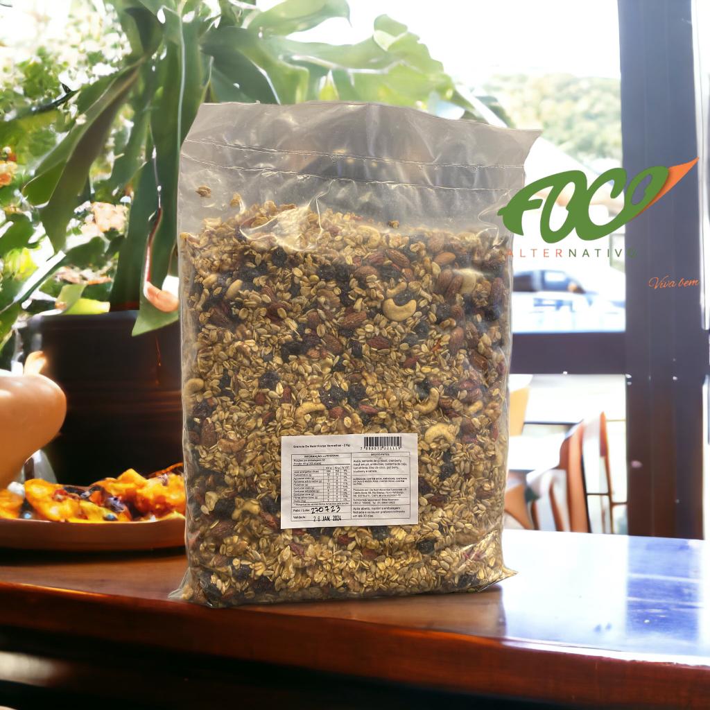 GRANOLA DA NUTRI FRUTAS VERMELHAS ZERO AÇÚCAR A GRANEL Foco Alternativo Atacado de Produtos